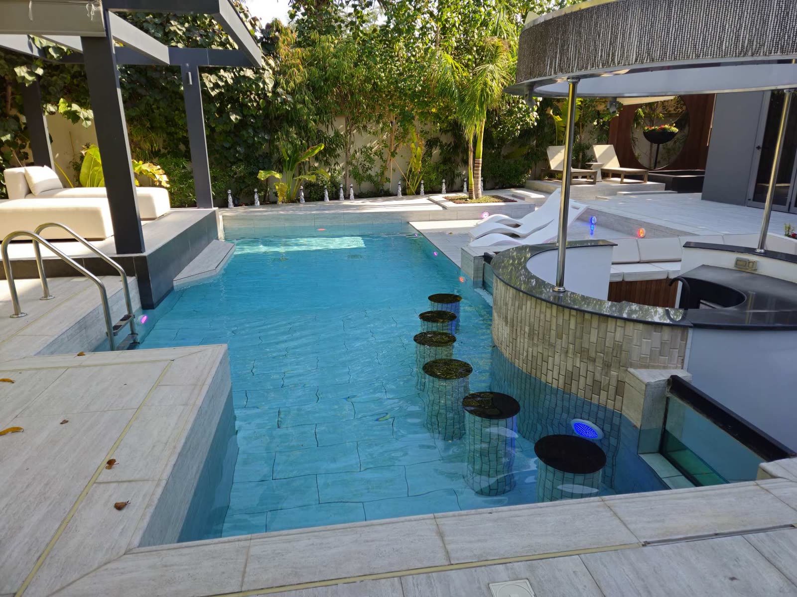 Dubai Hills Estate — Pool, Pergola, Water Feature